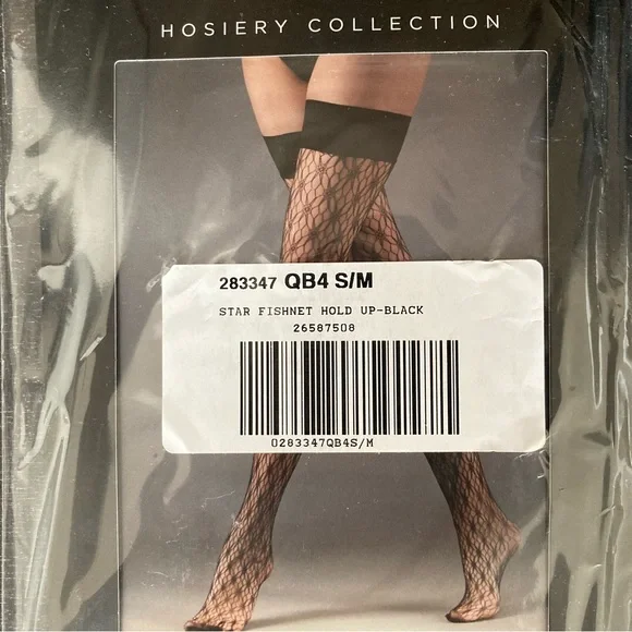 Bluebella Star Fishnet Thigh Highs Hold Ups Stockings NWT - Picture 7 of 11